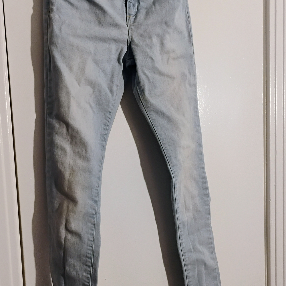 Light Wash Girls Skinny Jeans - Stylish Everyday Denim